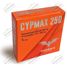 Phoenix CYPMAX 250 Testosterone Cypionate 250mg 10amp x 1ml
